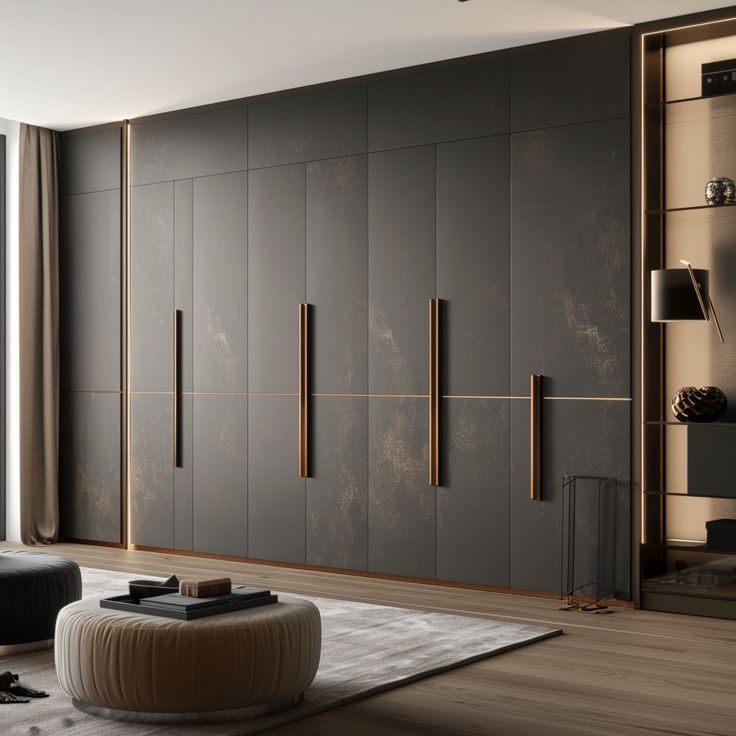 Bespoke wardrobe joinery with refined finish by Mistry Interiors